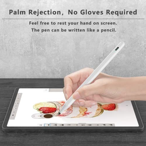 Rysik do iPad 2018-2022 z funkcją Palm Rejection, XIRON Stylus Pencil kompatybilny z Apple iPad Pro 11/12,9 Cala, iPad 10/9/8/7/6, iPad Air 5/4/3, iPad Mini 6/5 - obrazek 7