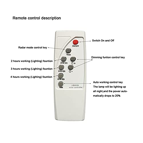 Solar Street Light, 500W 840LED Wodoodporne Lampy Solarne Lampa Zewnętrzna z Czujnikiem Ruchu, Pilotem, od Zmierzchu do świtu Solarne Oświetlenie Bezpieczeństwa Solar Flood Lights na Ulicę - obrazek 2