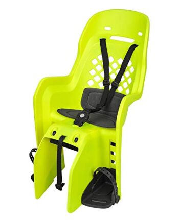 P4B rowerowy fotelik dziecięcy – montaż z tyłu na bagażniku | maks. 22 kg | fotelik dziecięcy dla dzieci na 9 miesięcy – 5 lat | uchwyt rowerowy do montażu na bagażniku | do rowerów o przekątnej ekranu 26 – 29 cali