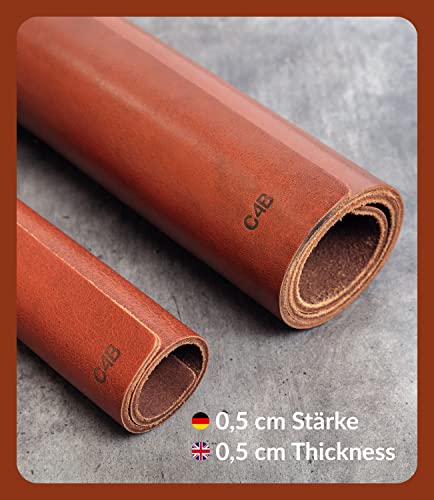 Skórzana Podkładka Biurko i Podkładka pod Myszkę od C4B, Ochronna Podkładka Biurko i Podkładka pod Mysz Wykonane w 100% ze Skóry Licowej, Skórzana Podkładka Biurko i Podkładka pod Mysz, Ochrona Stołu - obrazek 2