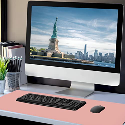 Retoo Podkładka pod mysz dla graczy, duża, 90 x 45, antypoślizgowa, podkładka na biurko, duży rozmiar, poprawia precyzję i prędkość XXL, czarna, specjalna powierzchnia, podkładka pod mysz - obrazek 4