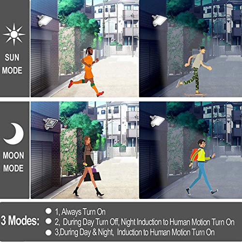 20W Reflektor LED z czujnikiem ruchu, wodoszczelny IP65 reflektor aluminiowy, 1600lm, 6500K zimna biel, reflektor LED, oświetlenie zewnętrzne do ogrodu, garażu, na boisko sportowe - obrazek 5