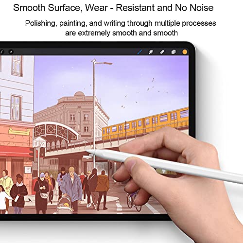 Sweetone Końcówki kompatybilne z Apple Pencil Tip 1. generacji i 2. generacji, 4 opakowania końcówek wymiennych do Apple Pencil wysoka czułość końcówki do iPada Pro iPencil stalówki (białe) - obrazek 5