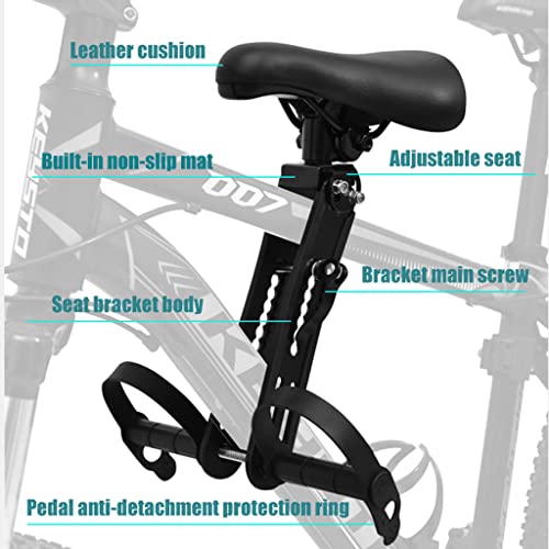 Fotelik Rowerowy Dla Dziecka Podróż Na Zewnątrz Przenośny Przedni Fotelik Dziecięcy Do Roweru Górskiego, łatwy Do Demontażu I Instalacji, Odpowiedni Dla Dzieci W Wieku Od 2 Do 5 Lat - obrazek 6