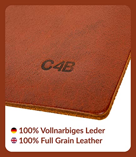 Skórzana Podkładka Biurko i Podkładka pod Myszkę od C4B, Ochronna Podkładka Biurko i Podkładka pod Mysz Wykonane w 100% ze Skóry Licowej, Skórzana Podkładka Biurko i Podkładka pod Mysz, Ochrona Stołu - obrazek 4