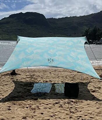 Neso Namiot plażowy Grande o wysokości 2,1 m, 2,7 m x 2,7 m, wzmocnion