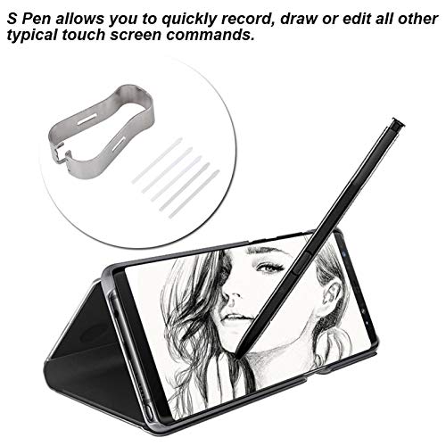 Narzędzie do Usuwania Rysika Dotykowego z 5 Szt. Wymiennych Końcówek Końcówek, Końcówek Rysika S Pen Zestaw Narzędzi do Napełniania Pióra do Samsung Galaxy Note 8/9 Tab S3/4(Biały) - obrazek 9