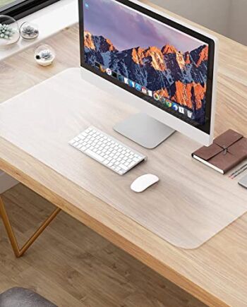 NATRKE Podkładka na biurko, przezroczysta, 80 x 40 x 0,15 cm, duża, pr