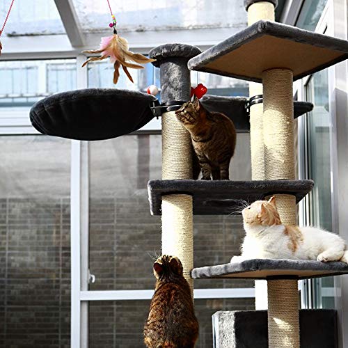 DIGIFLEX Koty dmuchana wędka z dzwonkiem i piórami 91 cm - interaktywn - obrazek 4