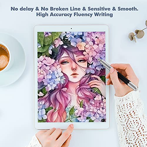 Yizhet Długopisy dotykowe 2 w 1 kompatybilne z ekranami dotykowymi, stylu pojemnościowym o wysokiej czułości, uniwersalne do Apple/iPhone/iPad pro/Mini/Air/Android/innych - obrazek 5