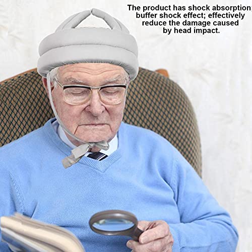 03 Lekki, praktyczny kask ochronny, ochraniacz głowy, amortyzacja wstrząsów dla seniorów starszych - obrazek 3