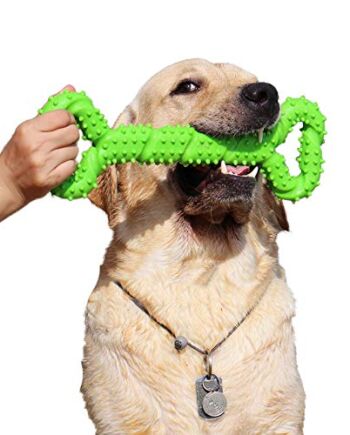 atopo Wytrzymała zabawka dla psa, 40 cm, kształt kości, zabawka do żuc