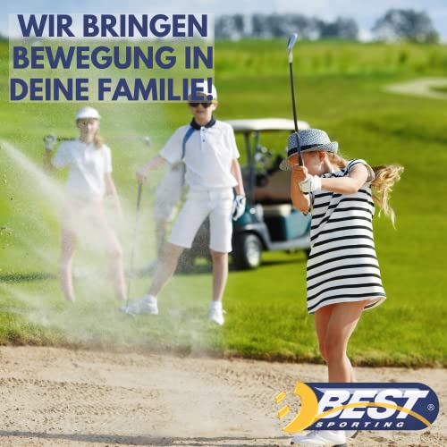 Best Sporting Zestaw golfowy kij golfowy piłki golfowe dla dzieci zabawka tworzywo sztuczne - obrazek 3