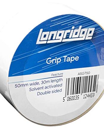 Longridge taśma z uchwytem uniseks 50 mm (30 m), biała