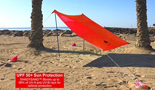 Duży rodzinny namiot plażowy Anti UV (UPF 50+) dla 5 osób, kompaktowy - obrazek 8