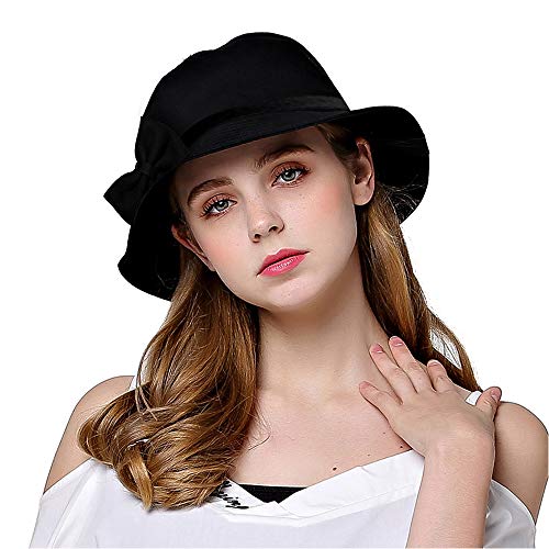 Kabinga D64, Damskie filcowy kapelusz Vintage Czerwony, Środkowy - obrazek 5