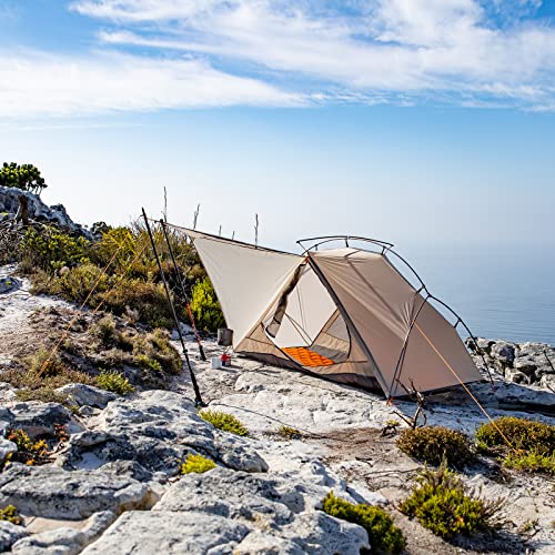 Naturehike VIK Namiot Ultralekki 3 Sezonowe Namioty z Plecakiem 20D Najlżejszy Przenośny Namiot na Wędrówki Kempingowe - obrazek 4