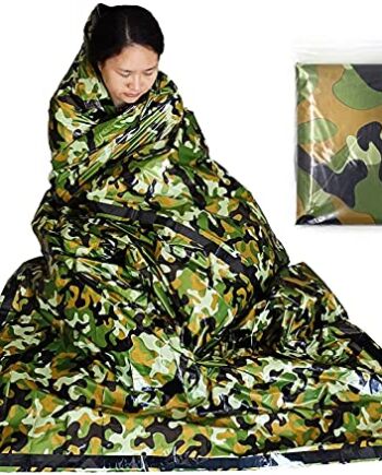 Ultralekki worek biwakowy wyposażenie awaryjne koc ratunkowy folia ratunkowa koc awaryjny namiot survivalowy śpiwór outdoor kemping wędrówki biwak worek