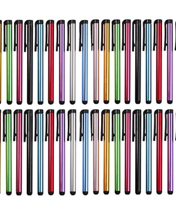 40 sztuk pojemnościowych cienkich rysików do ekranu dotykowego uniwersalny rysik kompatybilny z iPhone iPad tablet smartfonami