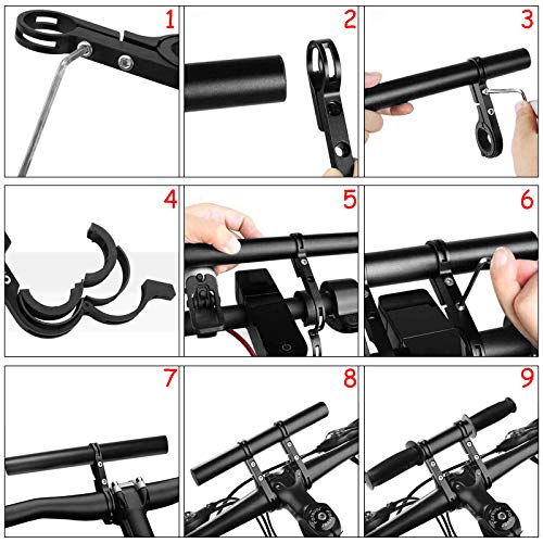 TYCOLIT Regulowane siodełko rowerowe dla dzieci kompatybilne ze wszystkimi dorosłymi MTB, na zewnątrz siodełka do rowerów górskich dla dzieci do jazdy na rowerze 2-7 lat, do 22 kg - obrazek 6