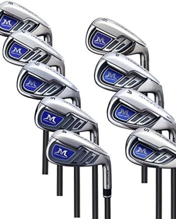 MAZEL Zestaw 9 męskich żelazek do klubu golfowego