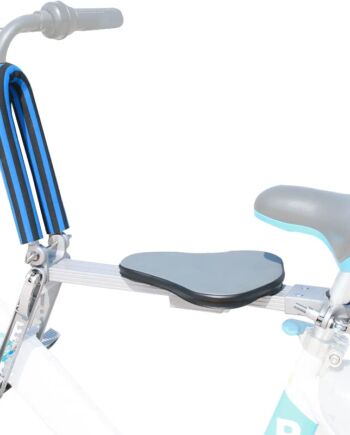 Neyomid Dziecięce siedzisko MTB dla dzieci, odpinane przednie siodełko rowerowe dla dzieci, składane siedzisko podróżne ze stopu dla dorosłych, ultralekkie, przednie siodełko rowerowe dla dzieci, odpowiednie dla dzieci w wieku od 2 do 6 lat