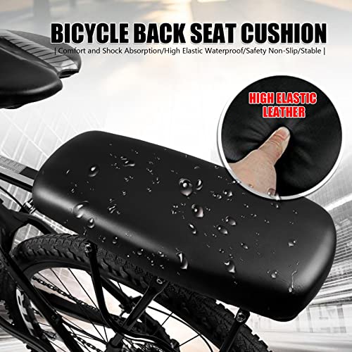 ASEOK Poduszka na tylne siedzenie rowerowe, akcesoria do roweru roweru górskiego grubsze siedzenie tylne siedzenie pojazdu elektrycznego, tylne siedzenie roweru dla dzieci, akcesoria rowerowe bezpieczeństwa na zewnątrz - obrazek 5