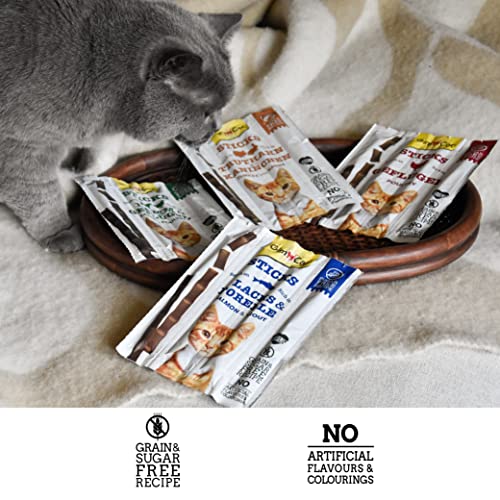 GimCat Sticks pałeczki drobiowe - Miękka przekąska do żucia z dużą zaw - obrazek 5