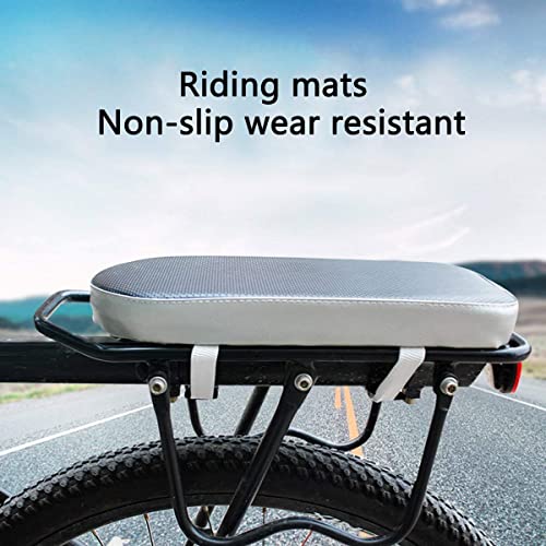 poduszka na tylne siedzenie rower górski, sztuczny rower górski tylna rama poduszka oparcie poduszka dziecko rower tylny stojak pokrowiec na siedzenie siodełko - obrazek 3