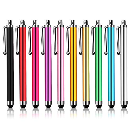 AMOMO Rysik 10 sztuk Stylus Pen do ekranu dotykowego do iPhone Pro Air Mini Samsung Galaxy Huawei tabletów i wszystkich smartfonów