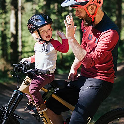 Rowerowe fotele dla dzieci, przednie siodełko rowerowe dla dzieci z mocowaniem na kierownicę, zdejmowane fotele rowerowe dla dzieci w wieku 2-5 lat i wszystkie rowery dla dorosłych, czarne - obrazek 2