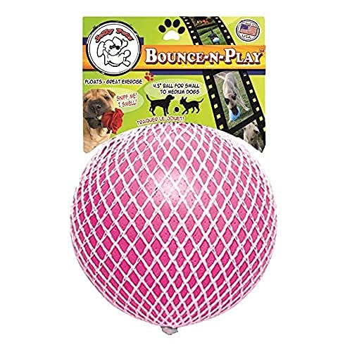 Jolly Pets Bounce-N zabawka dla psa, 11 cm, różowa