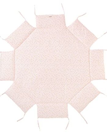 Geuther 2228LB 174 łóżeczko z kratką do Belami, Euro-Parc i Lucilee, różowe gwiazdy