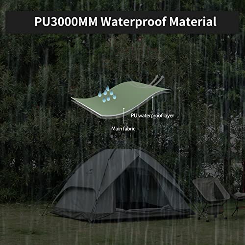 Naturehike Namiot Rozkładany Namiot Kempingowy dla 3-4 Osób Automatycz - obrazek 3