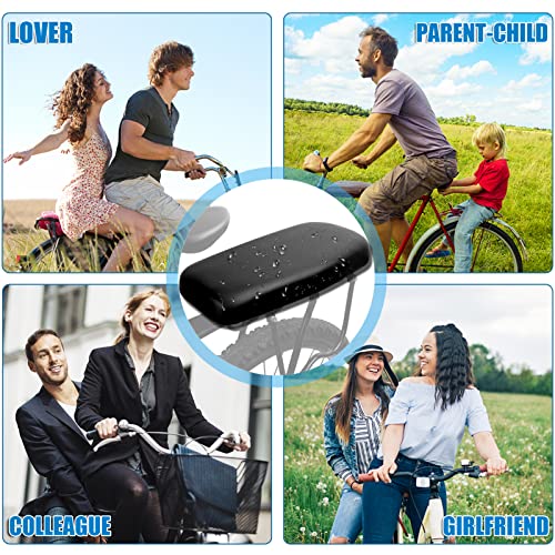 ASEOK Poduszka na tylne siedzenie rowerowe, akcesoria do roweru roweru górskiego grubsze siedzenie tylne siedzenie pojazdu elektrycznego, tylne siedzenie roweru dla dzieci, akcesoria rowerowe bezpieczeństwa na zewnątrz - obrazek 7