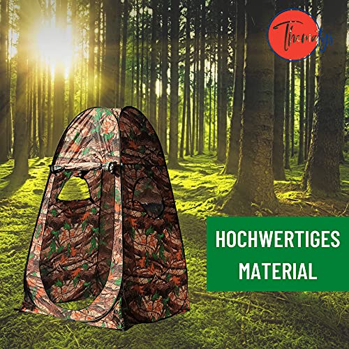 Namiot myśliwski w 2 różnych wzorach - namiot kamuflażowy bez podłoża - idealny do polowania w lesie - obrazek 3